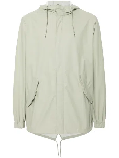 RAINS FISHTAIL HOODED JACKET