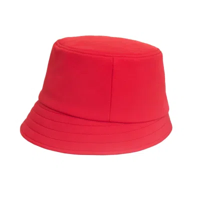 RAINSISTERS WOMEN'S ELEGANT BUCKET HAT: WALTZ IN RED