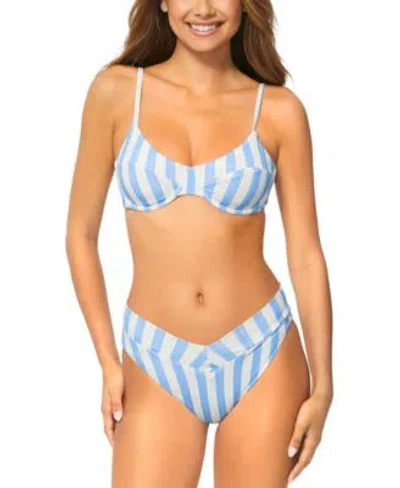 RAISINS JUNIORS VIBRAS UNDERWIRE BIKINI TOP SELINA V WAIST BIKINI BOTTOMS