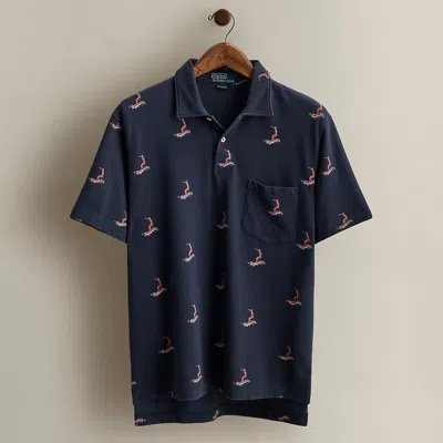RALPH LAUREN RALPH LAUREN 1999 SURFER-PRINT POLO SHIRT