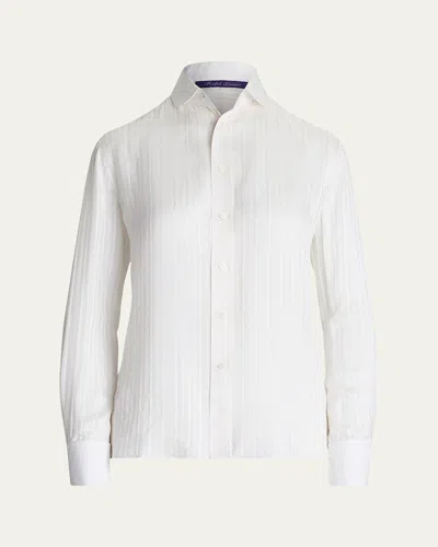 RALPH LAUREN CORMAC STRIPE TONAL JACQUARD SHIRT