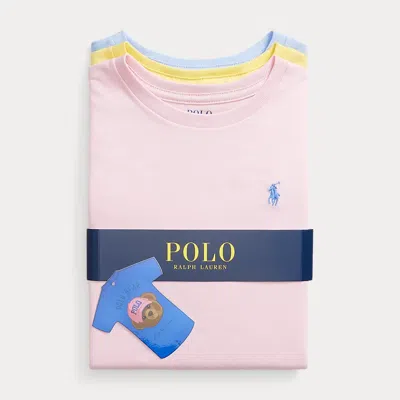 POLO RALPH LAUREN RALPH LAUREN COTTON JERSEY CREWNECK TEE 3-PACK