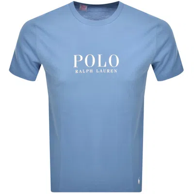 RALPH LAUREN RALPH LAUREN CREW NECK T SHIRT BLUE