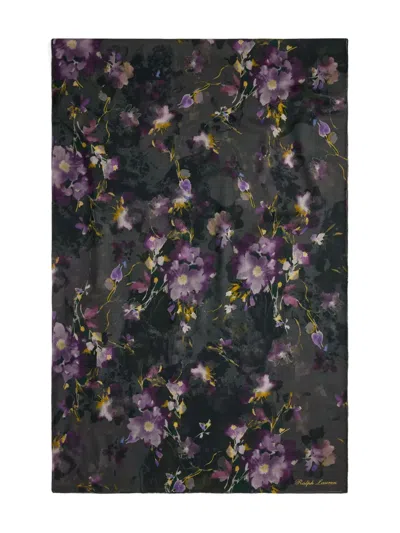 RALPH LAUREN FLORAL-PRINT SCARF