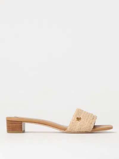 RALPH LAUREN HEELED SANDAL LAUREN RALPH LAUREN WOMAN COLOR BEIGE