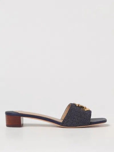 RALPH LAUREN HEELED SANDAL LAUREN RALPH LAUREN WOMAN COLOR BLUE