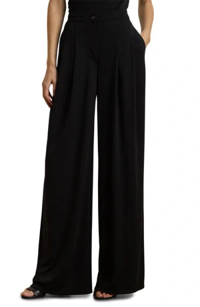 RALPH LAUREN LAUREN RALPH LAUREN JERSEY WIDE LEG PANTS