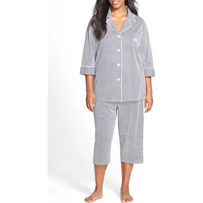 RALPH LAUREN LAUREN RALPH LAUREN KNIT CROP PAJAMAS
