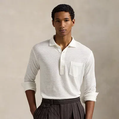 RALPH LAUREN RALPH LAUREN LINEN MESH POLO SHIRT