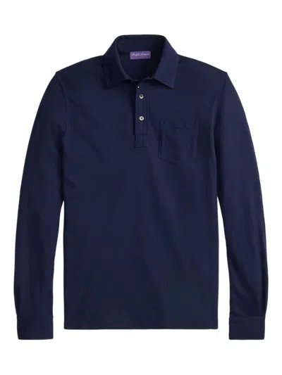 RALPH LAUREN PATCH-POCKET POLO SHIRT