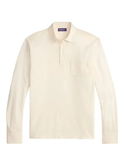 RALPH LAUREN PATCH-POCKET POLO SHIRT