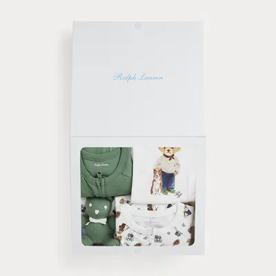 POLO RALPH LAUREN POLO BEAR COTTON 5-PIECE GIFT SET