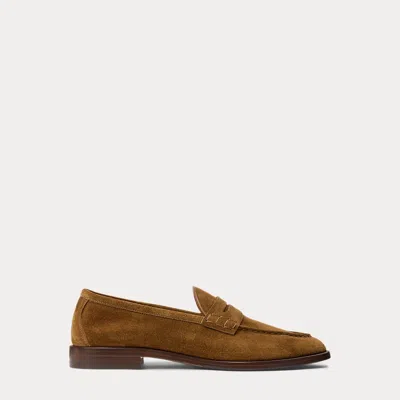 RALPH LAUREN RALPH LAUREN BOLDEN CALF-SUEDE PENNY LOAFER