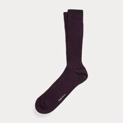 RALPH LAUREN RALPH LAUREN RIBBED CASHMERE-BLEND DRESS SOCKS