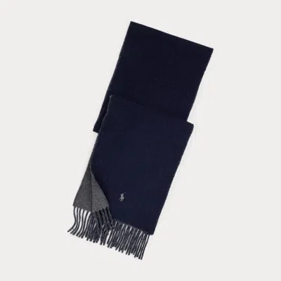 POLO RALPH LAUREN RALPH LAUREN REVERSIBLE WOOL-BLEND SCARF