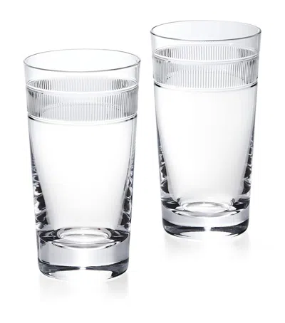 POLO RALPH LAUREN SET OF 2 LANGLEY HIGHBALL GLASSES