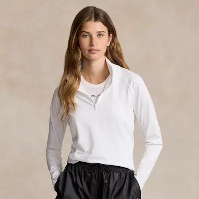 POLO RALPH LAUREN RALPH LAUREN STRETCH JERSEY QUARTER-ZIP PULLOVER