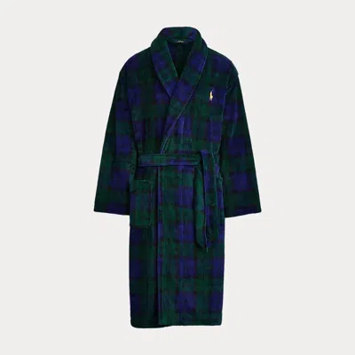 POLO RALPH LAUREN RALPH LAUREN TARTAN PLUSH MICROFIBER ROBE