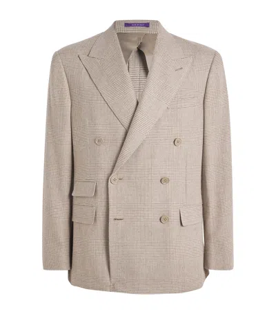 RALPH LAUREN WOOL-SILK-CASHMERE 2-PIECE SUIT