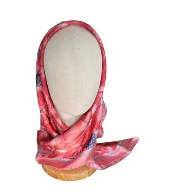 RALUFINEART WOMEN'S RED / BLACK RED MUSE SCARF