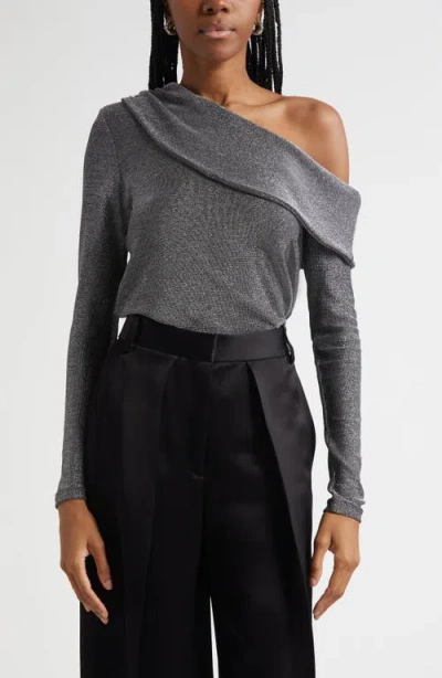 RAMY BROOK RAMY BROOK CARRIE METALLIC ONE-SHOULDER TOP