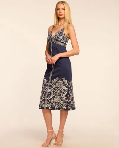 RAMY BROOK CONSTANZA COTTON EMBROIDERED MIDI DRESS