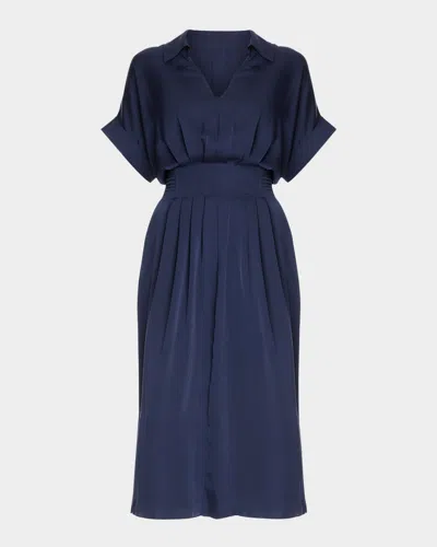 RAMY BROOK KAYLEIGH SATIN MIDI DRESS