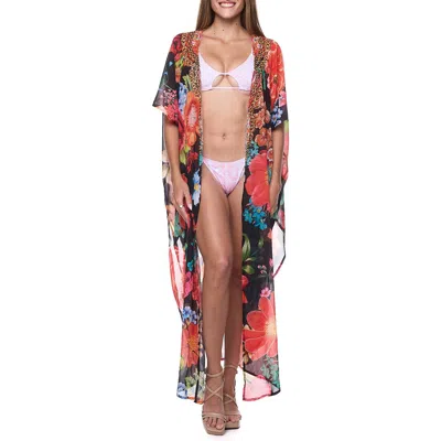 RANEE'S RANEES FLORAL CAFTAN DUSTER