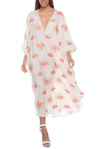 RANEE'S RANEES PLUNGE LONG SLEEVE MAXI DRESS