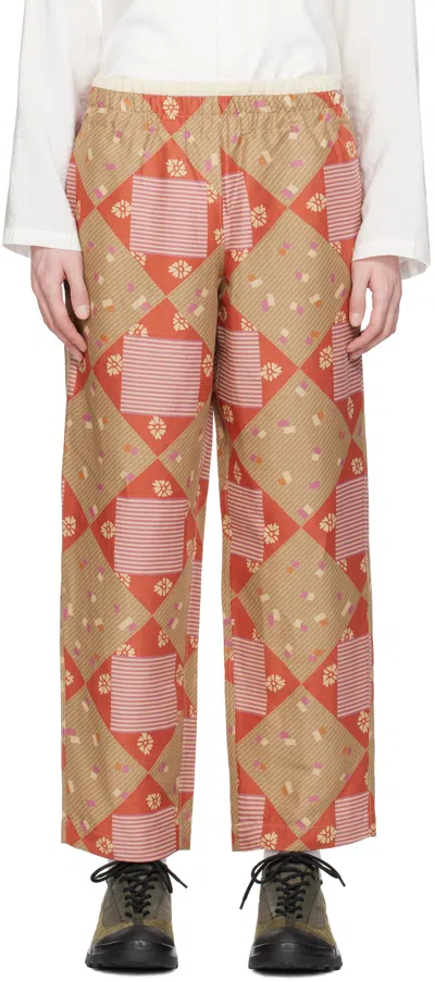 RANRA MULTICOLOR PRINT COLLECTOR TROUSERS