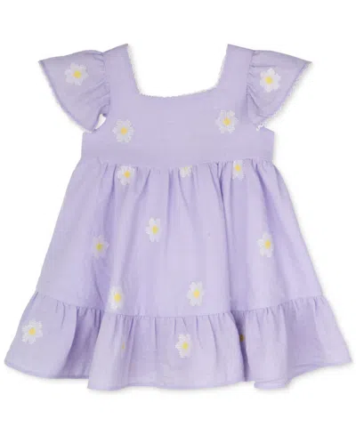 RARE EDITIONS BABY GIRLS EMBROIDERED DAISIES DRESS