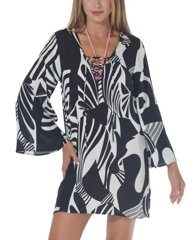 RAVIYA WOMEN'S PRINTED TUNIC COVER-UP