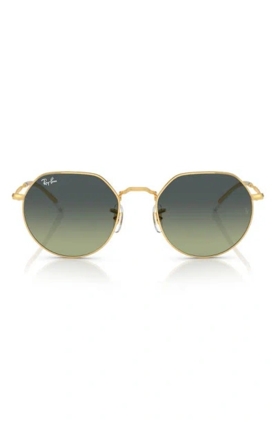 RAY BAN RAY-BAN 51MM ROUND SUNGLASSES