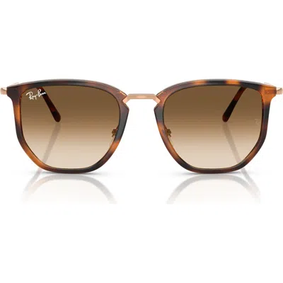 RAY BAN RAY-BAN 53MM GRADIENT IRREGULAR SUNGLASSES