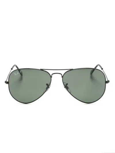 RAY BAN AVIATOR-FRAME SUNGLASSES