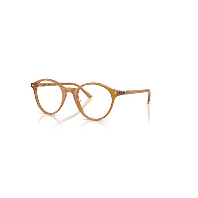 RAY BAN BERNARD OPTICS  BEIGE FASSUNG KLAR GLAS POLARISIERT 49-21
