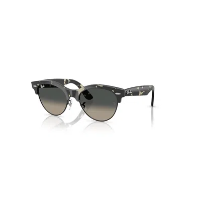 RAY BAN CLUBMASTER WAY SONNENBRILLEN HAVANA GRAU FASSUNG GRAU GLAS 54-19