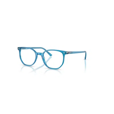 RAY BAN ELLIOT OPTICS  BLAU FASSUNG KLAR GLAS POLARISIERT 50-19