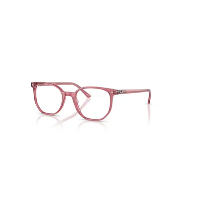 RAY BAN ELLIOT OPTICS  ROSA FASSUNG KLAR GLAS POLARISIERT 48-19