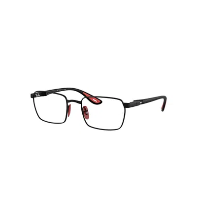 RAY BAN RB6507M OPTICS SCUDERIA FERRARI COLLECTION  SCHWARZ FASSUNG KLAR GLAS POLARISIERT 54-20