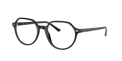 RAY BAN THALIA OPTICS  SCHWARZ GLÄNZEND FASSUNG KLAR GLAS POLARISIERT 49-18