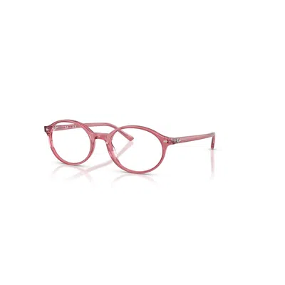 RAY BAN GERMAN OPTICS  ROSA FASSUNG KLAR GLAS POLARISIERT 53-20