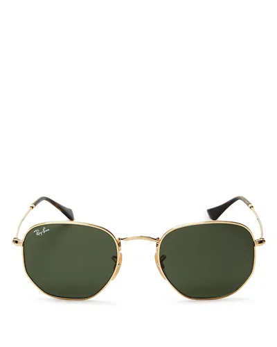 RAY BAN RAY-BAN ICONS HEXAGONAL SUNGLASSES, 51MM