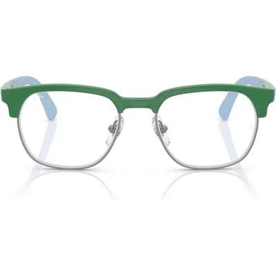 RAY BAN RAY-BAN KIDS' RY1641 46MM SQUARE OPTICAL GLASSES