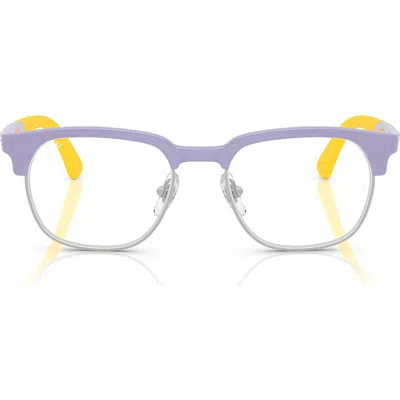 RAY BAN RAY-BAN KIDS' RY1641 46MM SQUARE OPTICAL GLASSES