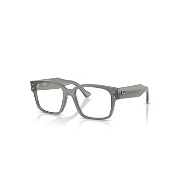 RAY BAN LAURENE OPTICS BIO-BASED  GRAU TRANSPARENT FASSUNG KLAR GLAS POLARISIERT 53-18