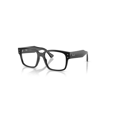 RAY BAN LAURENE OPTICS BIO-BASED  SCHWARZ FASSUNG KLAR GLAS POLARISIERT 53-18