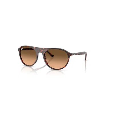 RAY BAN RB2215 SONNENBRILLEN HAVANA RED TURTLE FASSUNG ROSA GLAS 56-20