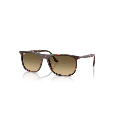 RAY BAN RB2216 SONNENBRILLEN HAVANA RED TURTLE FASSUNG BRAUN GLAS 58-18