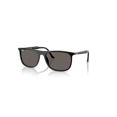 RAY BAN RB2216 SONNENBRILLEN SCHWARZ FASSUNG GRAU GLAS 61-18